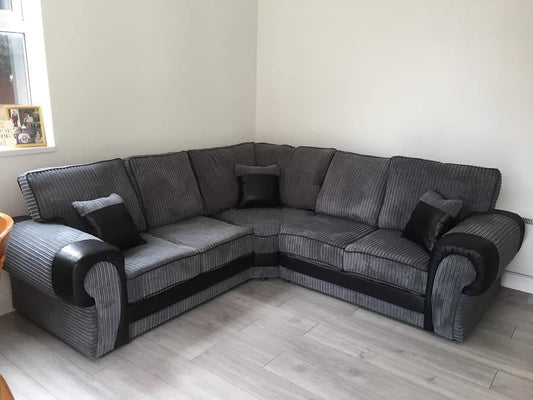 2c2 Tango Jumbo Cord 5 Seater Corner 